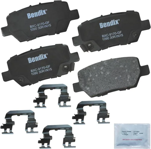 Vista 211 de Bendix Priority1 CFC154 - Juego de pastillas de freno de disco para Avanti II, Century, LeSabre, Regal, Riviera, chasis comercial, DeVille