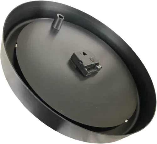 Vista 3 de Trintec 24 horas hora militar negro zulú hora reloj de pared 14" ZT24-14-B
