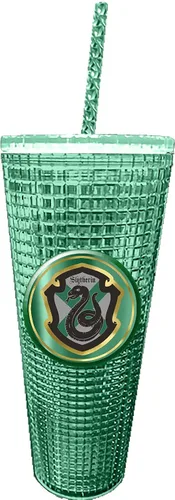 Vista 25 de Spoontiques Vaso de diamante festivo, 20 onzas - Vaso texturizado con pajita, aislamiento de doble pared, sin BPA - Una historia de Navidad