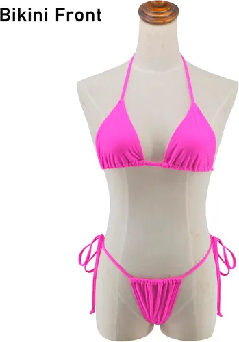 Vista 5 de SHERRYLO Traje de baño de bikini con tanga para mujer, parte inferior brasileña, triángulo, bikinis