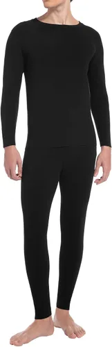 Vista 2 de INNERSY Conjunto de ropa interior térmica para hombre, ligero, capa base, pantalones largos para ejercicio de invierno