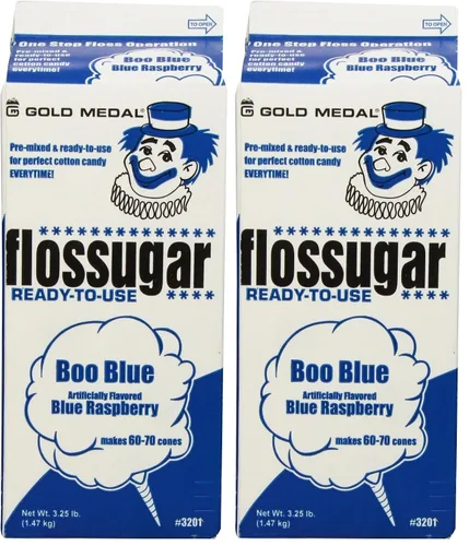 Vista 6 de Gold Medal Flossugar-3.25lbs./52oz.,BOO-BLUE,Frambuesa azul