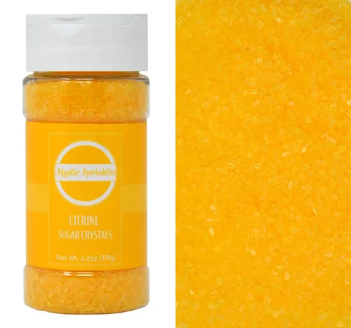 Vista 13 de Mystic Sprinkles Cristales de azúcar botella de 4.2 oz (ámbar - naranja)