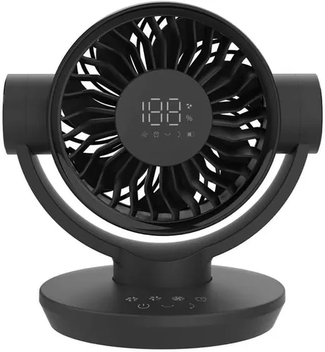 Vista 6 de QLKUNLA Air Circulator Desk Fan with Remote