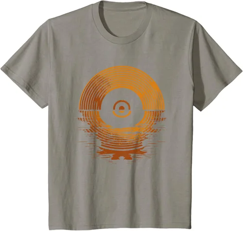 Vista 31 de Vinyl LP Records - Camiseta de vinilo Sunset Negro
