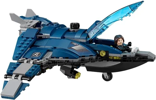 Vista 2 de Figura de la batalla de los superhéroes en el aeropuerto, de Lego (76051)
