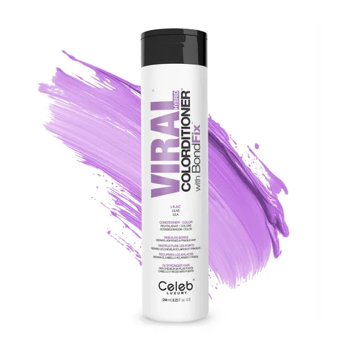 Vista 23 de Celeb Luxury Acondicionador de depósitos de color - Actualizador de color con Bondfix Bond Rebuilder, Viral y Gem Lites, combina con Colorwash Fire