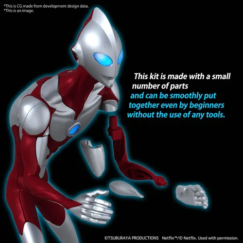Vista 8 de Bandai Hobby - Ultraman: Rising - Ultraman (Ultraman: Rising) Kit de modelo de grado básico