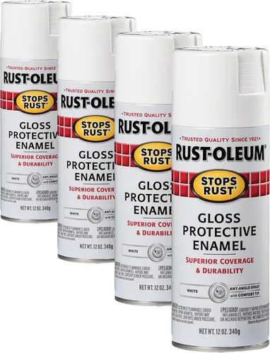 Vista 173 de Rust-Oleum 7776830 - Pintura en aerosol para prevención del óxido, 12 onzas, negro plano