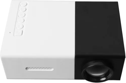 Vista 6 de Proyector para niños, 1080P HD, mini proyector LED de ángulo de proyección portátil ajustable para cine en casa, pantalla grande, enchufe