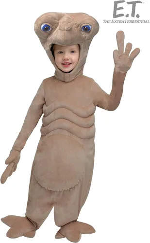 Vista 2 de Disfraz extraterrestre para niños, E.T. para niños pequeños, Marrón