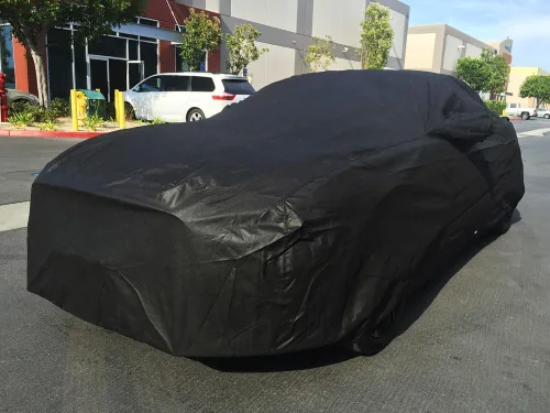 Vista 3 de Cubierta para auto, a medida, 2015-2017 para Ford Mustang, Xtrashield, color negro, de CarsCover
