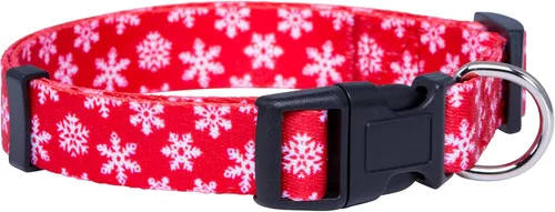 Vista 22 de Native Pup Collar de Perro con Bandera Americana - Rojo, Blanco y Azul - Collares Patrióticos para el 4 de Julio, EE.UU. - Ajustable para Perros