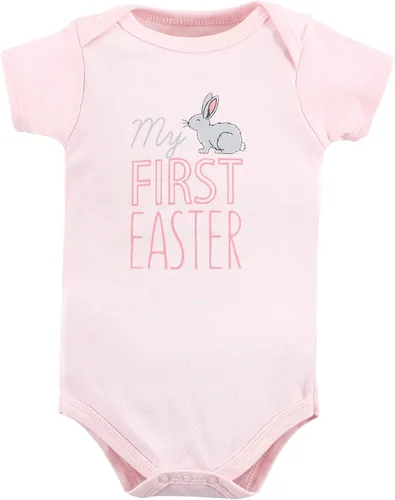 Vista 244 de Hudson Baby baby-girls Cotton Bodysuits 3-pack