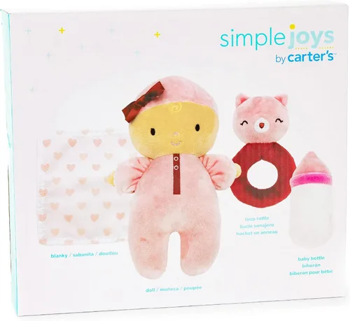 Vista 6 de Simple Joys by Carter's Unisex Babies' Plush Playset
