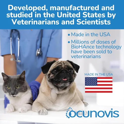 Vista 7 de Sentrx - Ocunovis ProCare - Gotas de gel para ojos para perros y gatos, gotas hidratantes para ojos de gatos y perros con ácido hialurónico, lisina