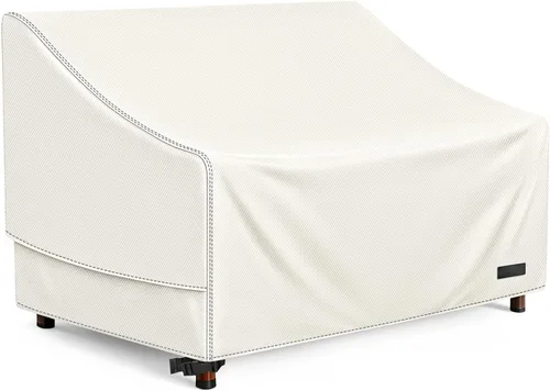 Vista 10 de NettyPro Funda de sofá biplaza para exteriores, impermeable, de 3 plazas, muebles de patio, banco, 58 pulgadas de ancho x 37 pulgadas de profundidad