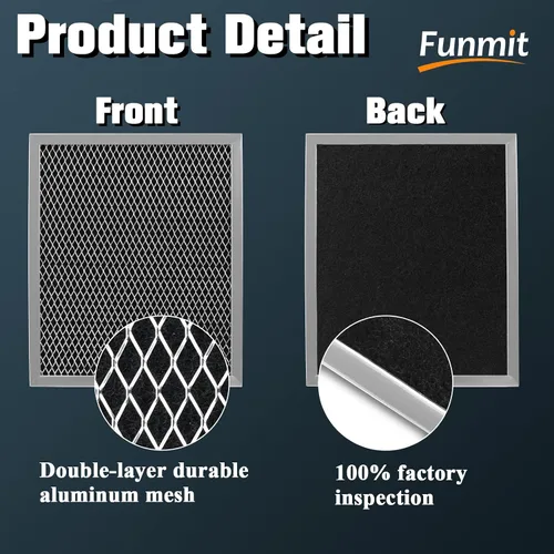 Vista 3 de 97007696 Filtro de Reemplazo para B-Roan - 10.5 X 8.75 Filtro para Campana Extractora Compatible con Ventilador de Horno Con Malla de Aluminio