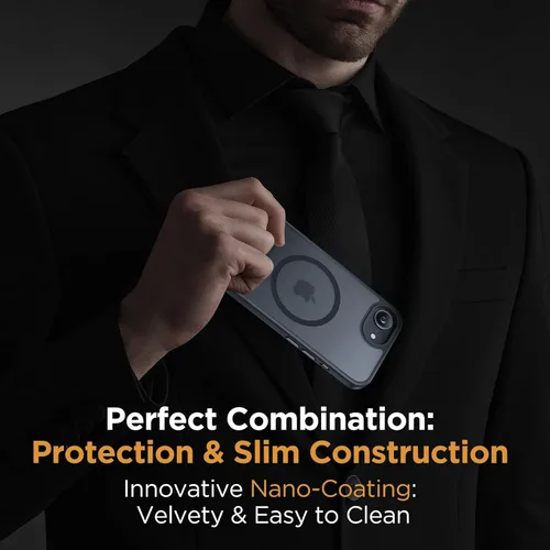 Vista 7 de miracase Funda para iPhone 16e y iPhone 17e para MagSafe [con 2 protectores de pantalla de 9H + ] Protección superior de grado militar a prueba
