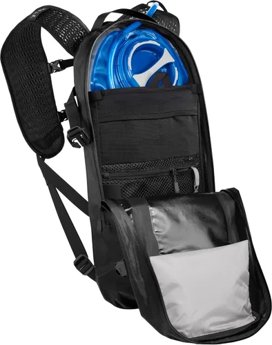 Vista 5 de CamelBak M.U.L.E. Evo - Paquete de hidratación para bicicleta, diseño listo para tormentas para todo tipo de clima, con depósito Crux de 100 onzas