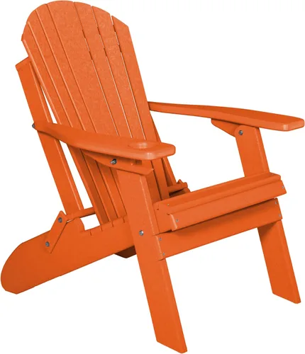 Vista 18 de Furniture Barn USA Silla Adirondack plegable de polietileno, azul Aruba Azul (Aruba Blue)