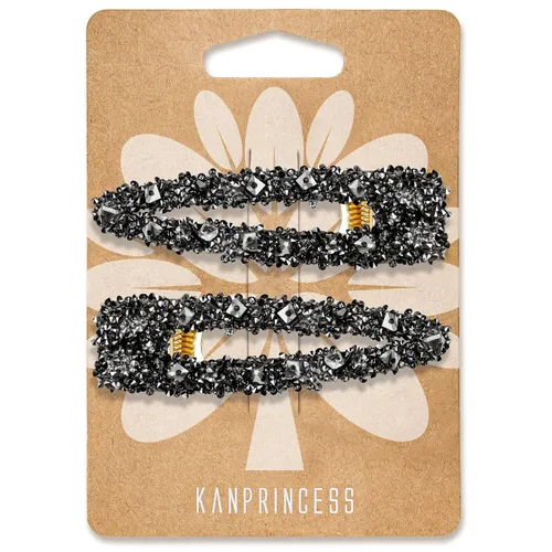 Vista 19 de KANPRINCESS Pinza para el pelo, 2 piezas de diamantes de imitación de 2.4 pulgadas, color plateado, pasadores de pelo para mujeres y niñas, novia