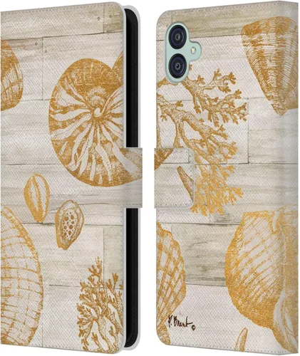 Vista 11 de Head Case Designs Funda de piel con licencia oficial de Paul Brent Agate Mermaid Coastal Book Funda compatible con Samsung Galaxy M04 5G / Galaxy