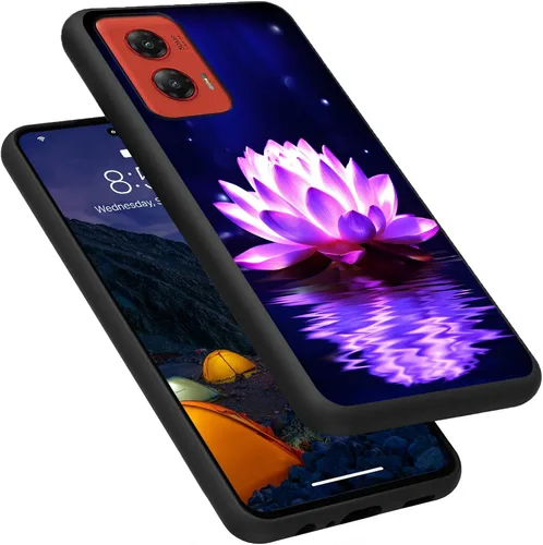 Vista 101 de Funda para Motorola Moto G Play 4G 2024, delgada y ligera, de silicona de TPU suave, color negro, ultrafina, para Motorola Moto G Play 4G 2024, Art