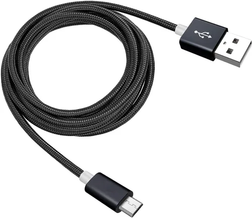 Vista 3 de Cable de carga USB de repuesto para Corsair Gaming VOID RGB Elite Wireless Premium Gaming Headset Cable micro USB (5 pies negro)