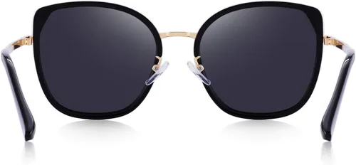 Vista 4 de gafas de sol polarizadas ojo de gato para las mujeres señoras marca tendencia sol gafas UV400