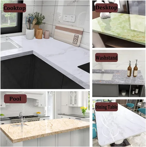 Vista 7 de HUAHUA Adhesivos de pared para cocina, impermeables, a prueba de aceite, azulejos y muebles, adhesivos de pared autoadhesivos, fáciles de limpiar