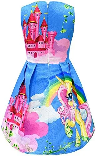 Vista 2 de Disfraz de poni de unicornio para niñas