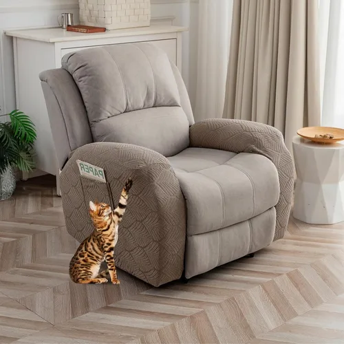 Vista 41 de Funda para Silla Reclinable 100% Impermeable, 1 Pieza Fundas Elásticas para Sofá Reclinable Lavables para Silla Reclinable para Mascotas, Perros