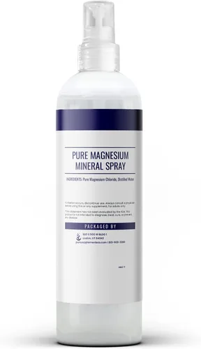 Vista 2 de Pure Original Ingredients Spray de aceite de magnesio (8 fl oz) puro y sin perfume, fabricado en Estados Unidos
