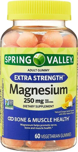 Vista 2 de KP+ Gomitas de magnesio Citrato de magnesio 250 mg 60 gomitas vegetarianas Extra fuerte Apoya la salud ósea, nerviosa y muscular Sabor a