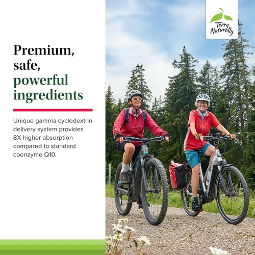 Vista 5 de Terry Naturally CoQ10 Chewables - Suplemento de apoyo de energía celular - Suplemento masticable CoQ10 de mayor absorción - Suplemento nutricional