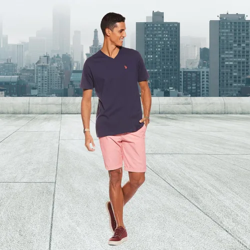 Vista 4 de u.s. polo assn. Para hombre US POLO V cuello camisa