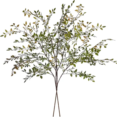 Vista 14 de Ttranewsoo Tallos de vegetación artificial, ramas Nandina de 43.3 pulgadas, tallos altos para plantas artificiales para jarrón, decoración