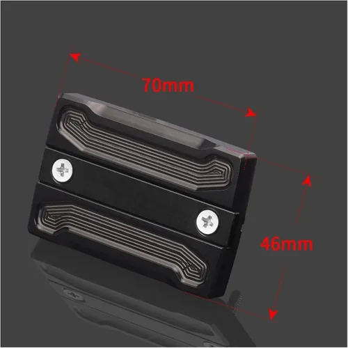 Vista 2 de Cover Cap Guard For Yamaha XJ6 XJ6F XJ6N Xj 6 2009-2014 2010 2011 2012 2013 Motorcycle CNC Aluminum Front Brake Oil Fluid Reservoir Cover Cap