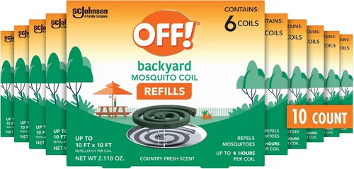 Vista 12 de OFF! Repuestos de bobina de mosquitos para patio y áreas exteriores de patio trasero repelen mosquitos, 6 unidades (paquete de 1)