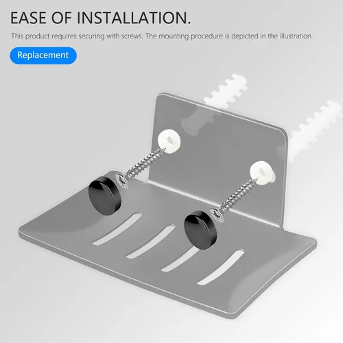 Vista 2 de Jabonera montada en la pared, jabonera de baño para ducha, acero inoxidable 304 montado en la pared, soporte para jabón para baño y cocina