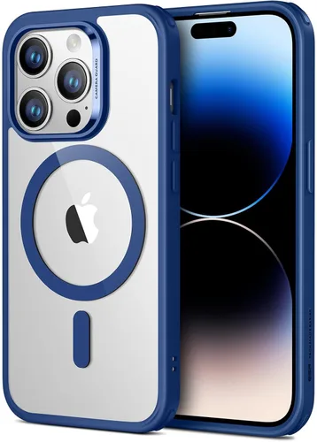 Vista 35 de ESR Funda para iPhone 14 Pro, compatible con MagSafe, protección de grado militar a prueba de golpes, resistente al amarillamiento, funda magnética