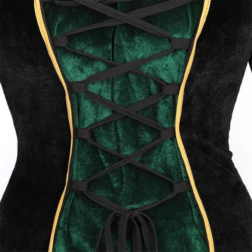 Vista 124 de Kranchungel - Vestidos renacentistas de estilo medieval/irlandés/campesino para mujer; disfraz de hada, para bailes