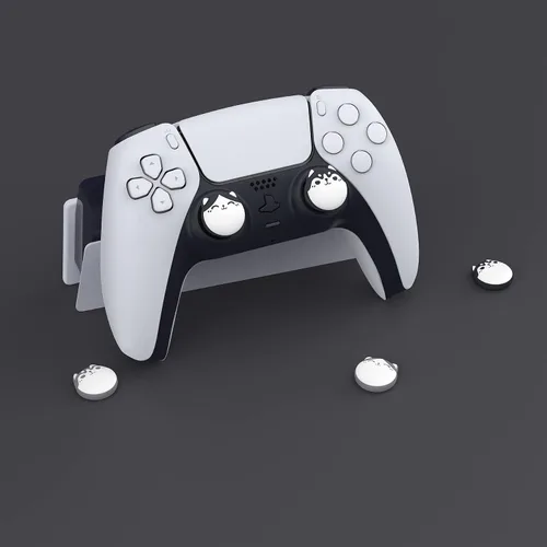 Vista 5 de PlayVital Cute Thumb Grip Caps for ps5ps5 Edge Controller, Joystick Caps for Switch 2 ProSwitch Pro, Thumbstick Cover for Xbox Series XS, Elite