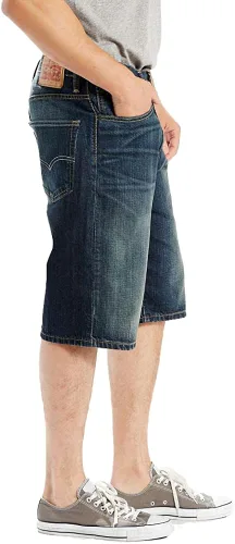 Vista 2 de Levi's 569 - Shorts de denim, rectos y holgados para hombre