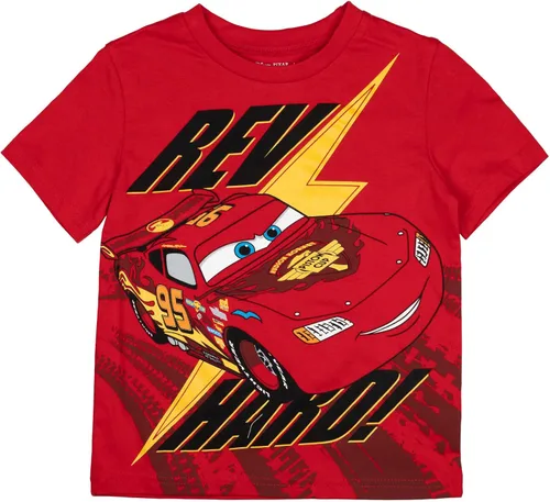 Vista 2 de Disney Pixar Cars Lightning McQueen Tow Mater - Pantalones cortos de malla
