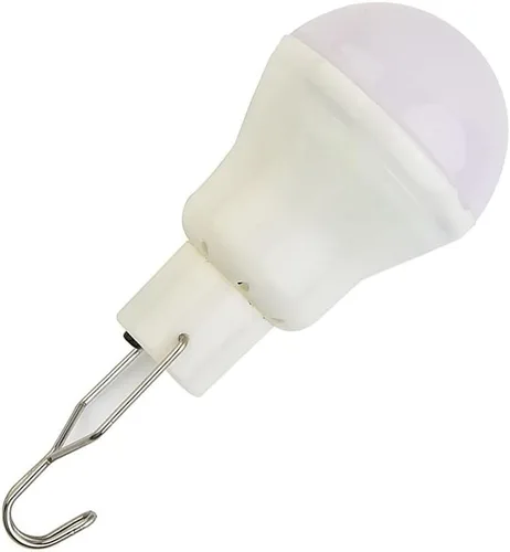 Vista 6 de Solar LED Lamp 3W Portable Hanging Light with Hook
