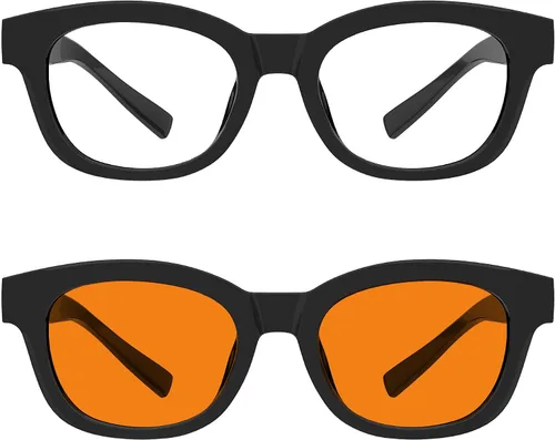 Vista 96 de Eyekepper Gafas de luz azul para hombre y mujer, paquete de 6 lentes Pilot Paquete de 6 color mezclado