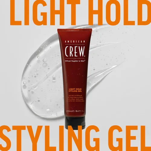 Vista 7 de American Crew Gel para el cabello para hombre, fijación ligera con bajo brillo, producto de peinado regalo para él, 8.4 onzas líquidas