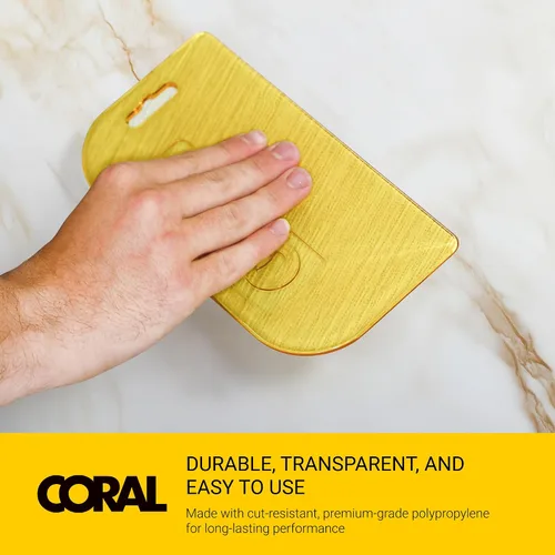 Vista 9 de CORAL Paperwiz 69500 - Papel tapiz 3 en 1, herramienta de alisado de costuras lisas y recortes, papel de pared, kit de aplicación más suave